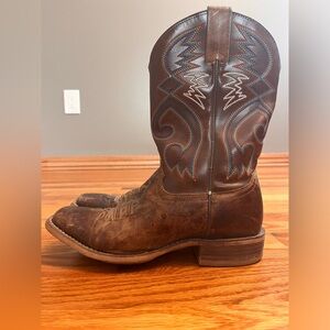 Nocona Women’s Hero Cowpoke Tan Square Toe Western Boots